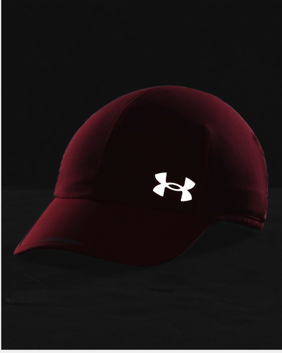 Women's UA Iso-Chill Launch Run Hat, Pink, pdpMainDesktop image number 3